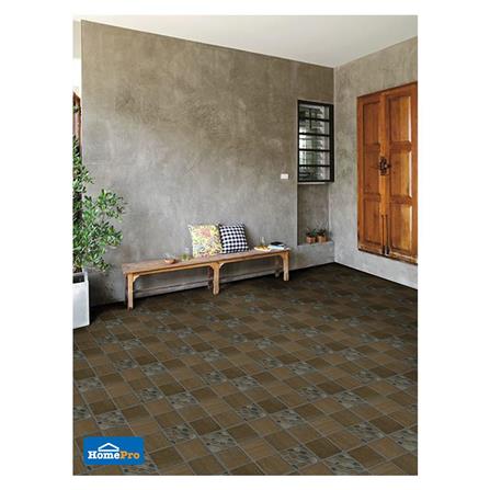 กระเบื้องพื้น 12x12 นิ้ว TARA ทรังค์ น้ำตาล EXC PM_2