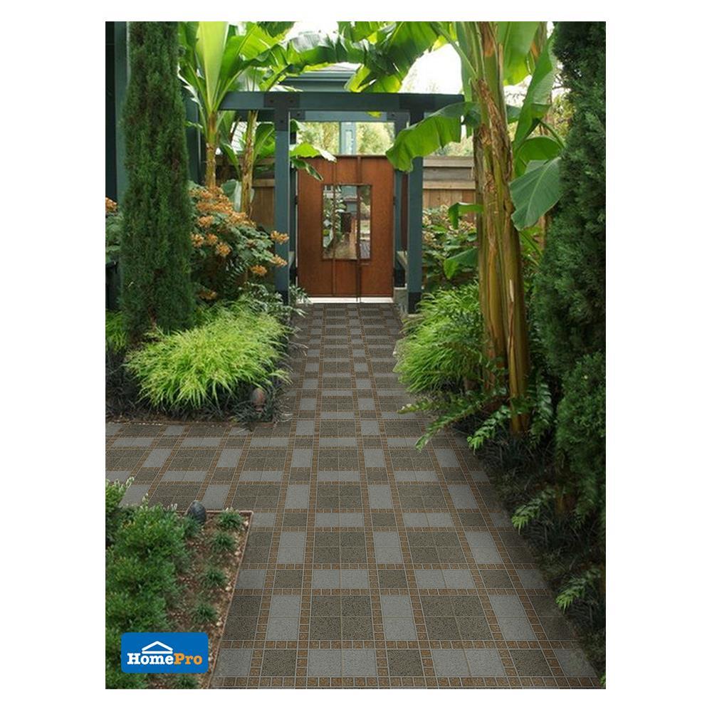 กระเบื้องพื้น 12x12 นิ้ว TARA ฮามาด้า น้ำตาล EXC PM