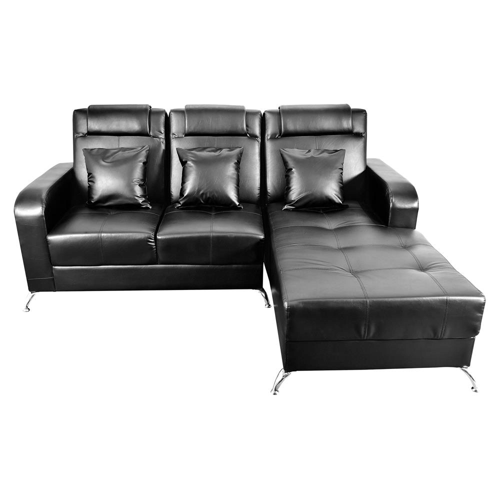 โซฟาเข้ามุม SERA PARIS สีดำ