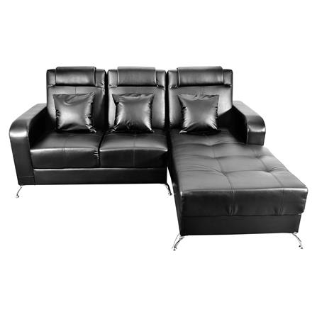 โซฟาเข้ามุม SERA PARIS สีดำ_0