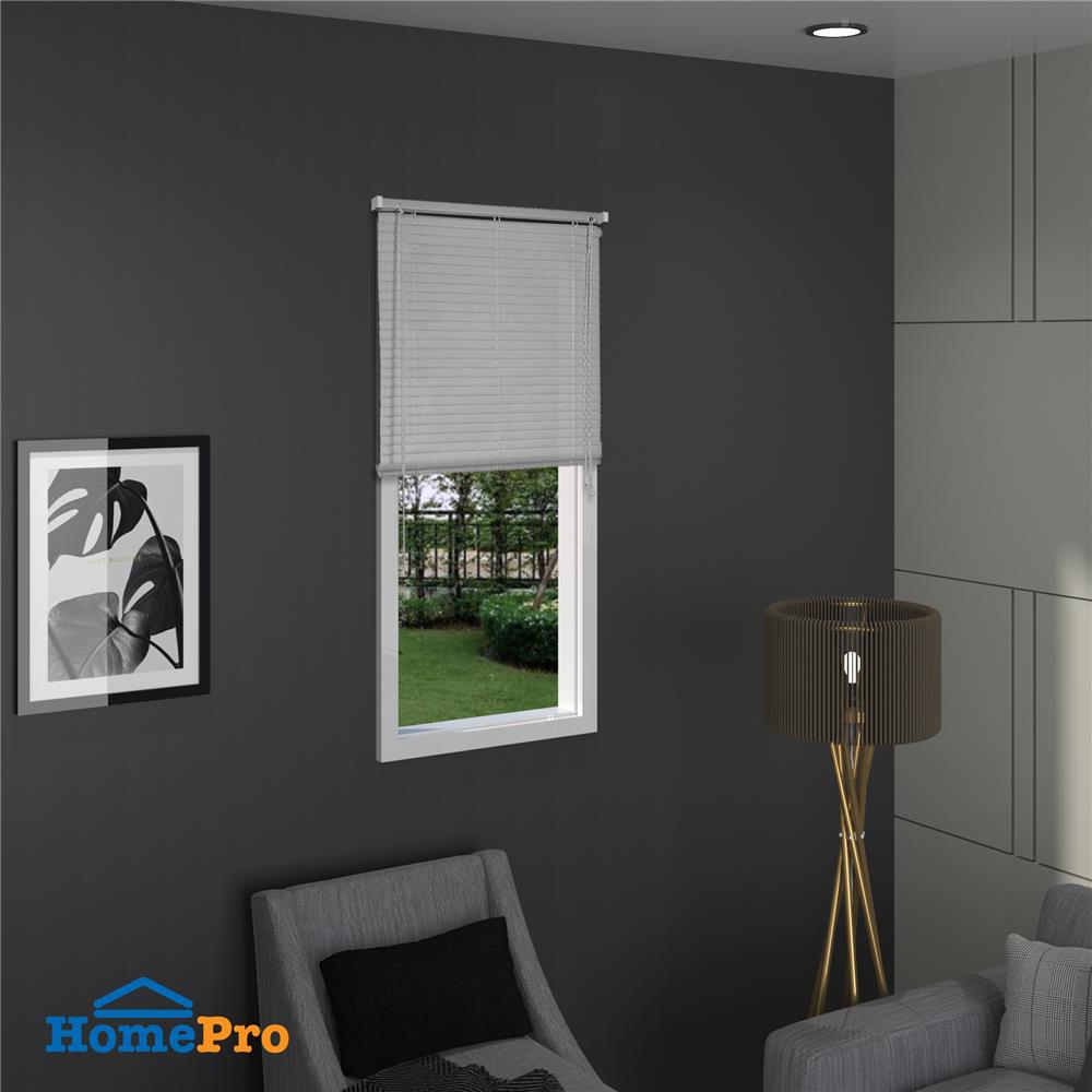 มู่ลี่ ไวนิล ME LIVING 90x160 ซม. สีเทา