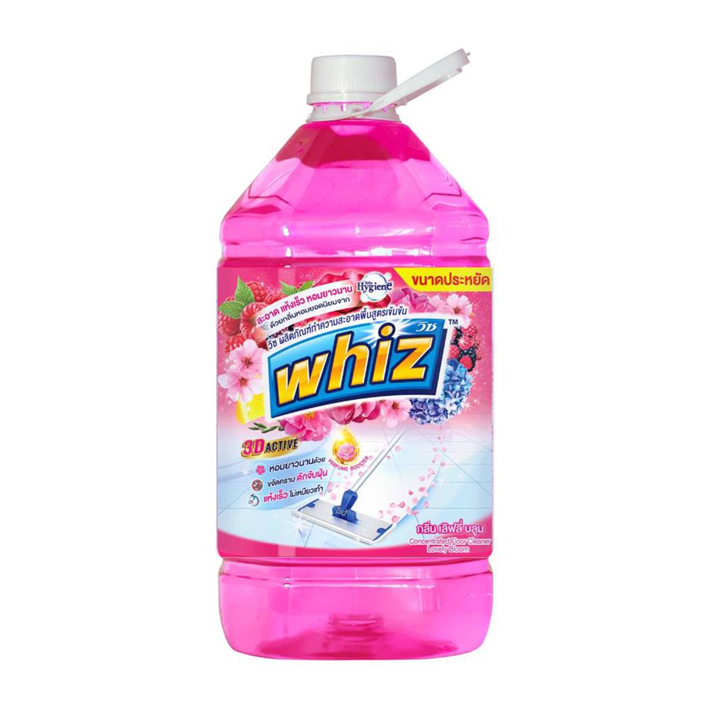 น้ำยาทำความสะอาดพื้น WHIZ 5,200 มล. เลิฟลี่บลูม