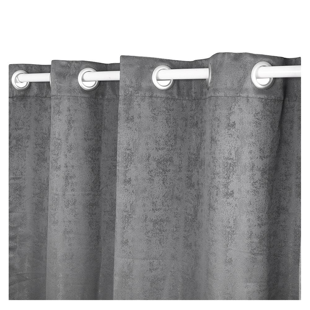 ผ้าม่าน EYELET HOME LIVING STYLE RIGO UV 140X160 ซม. สีเทา