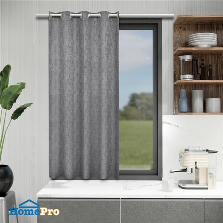 ผ้าม่าน EYELET HOME LIVING STYLE RIGO UV 140X160 ซม. สีเทา_4