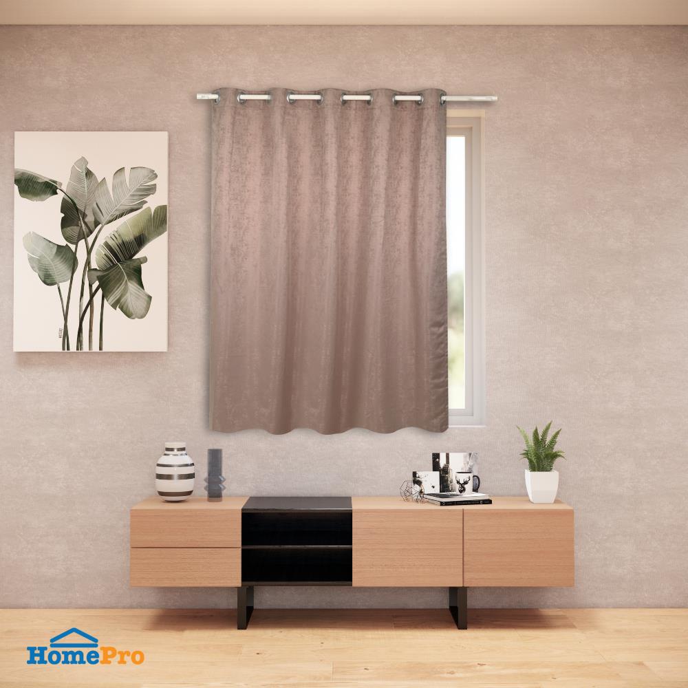 ผ้าม่าน EYELET HOME LIVING STYLE RIGO UV 140X160 ซม. สีน้ำตาล