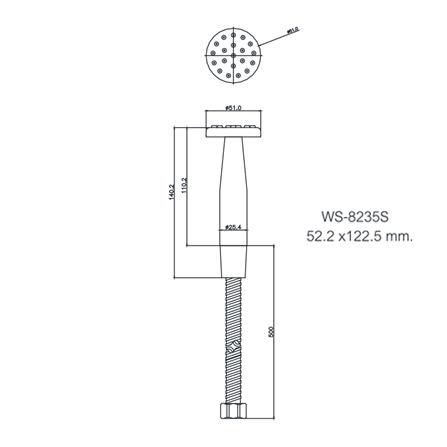 หัวต่อก๊อกน้ำ WS WS-8235S_1