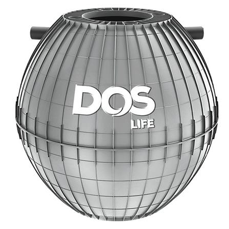 ถังบำบัดน้ำเสีย DOS ULTRA 2000 ลิตร สีเทา_0