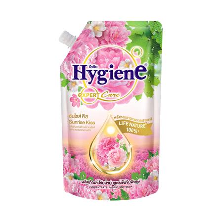 รีฟิลน้ำยาปรับผ้านุ่ม HYGIENE 480 มล. SUNRISE KISS 2แถม1_1