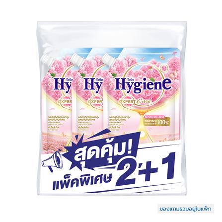 รีฟิลน้ำยาปรับผ้านุ่ม HYGIENE EXPERT CARE NATURE WELLNESS 470 มล. ซันไรส์ คิส (แพ็ก 2+1)