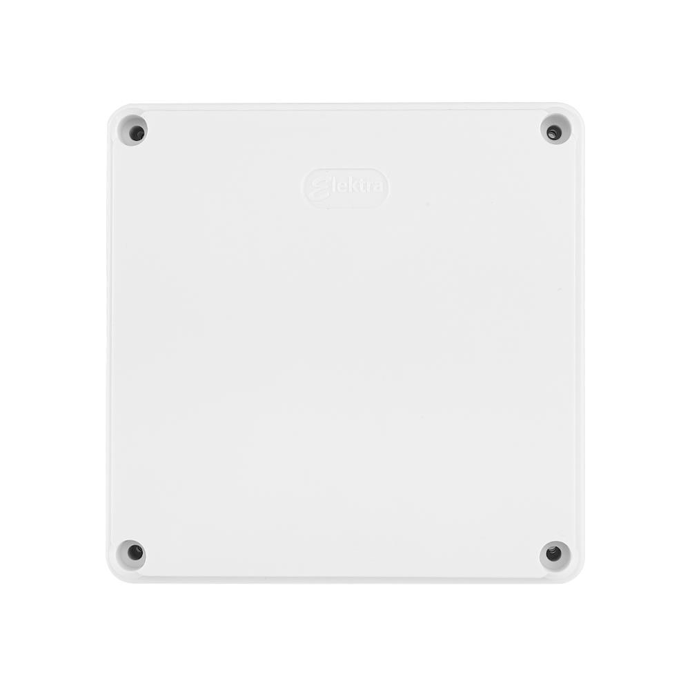 กล่องพลาสติกกันน้ำ ELECKTA 4x4 นิ้ว สีขาว