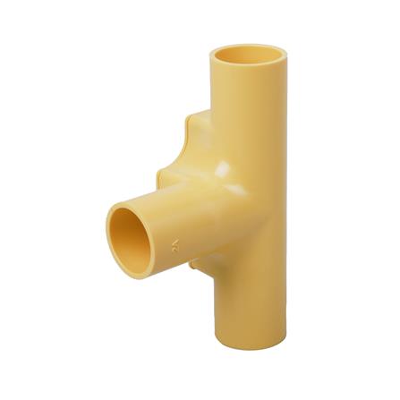 ข้อต่อสามทางฝาเปิด PVC ตราช้างNPI 1/2 นิ้ว สีเหลือง_1