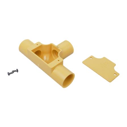 ข้อต่อสามทางฝาเปิด PVC ตราช้างNPI 1/2 นิ้ว สีเหลือง_3