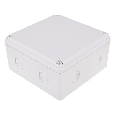 กล่องพลาสติกกันน้ำ ELECKTA 6X6 นิ้ว สีขาว