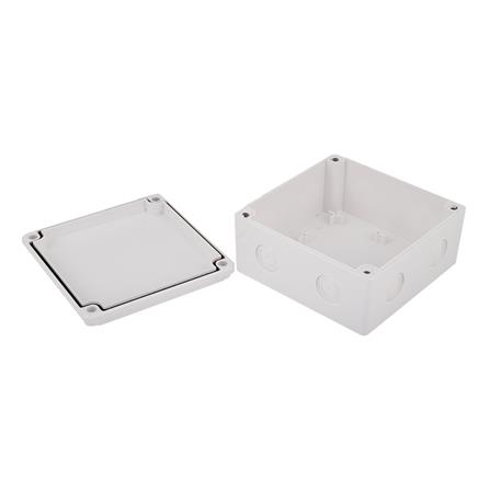 กล่องพลาสติกกันน้ำ ELECKTA 6X6 นิ้ว สีขาว_1