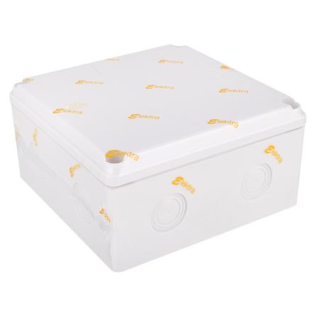 กล่องพลาสติกกันน้ำ ELECKTA 6X6 นิ้ว สีขาว_4