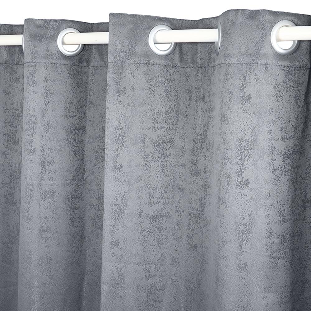 ผ้าม่าน EYELET HOME LIVING STYLE RIGO UV 140X220 ซม. สีเทา