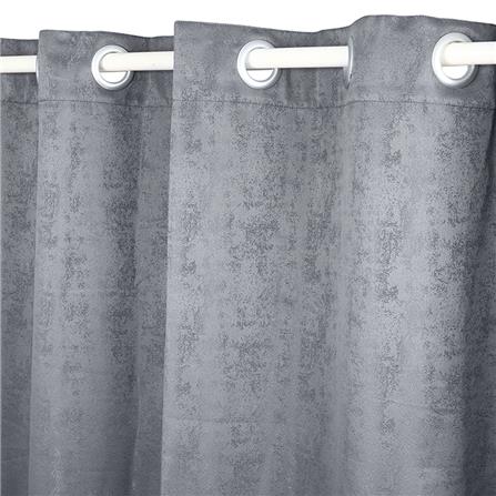 ผ้าม่าน EYELET HOME LIVING STYLE RIGO UV 140X220 ซม. สีเทา_1