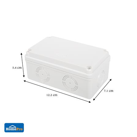 กล่องพลาสติกกันน้ำ ELECKTA 2X4 นิ้ว สีขาว_3