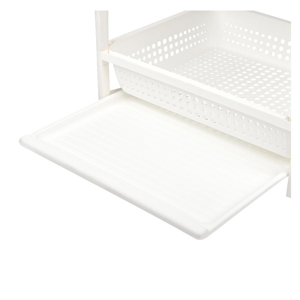 ชั้นคว่ำจานตั้งพื้นพลาสติก 2 ชั้น+ถาดรองน้ำ KECH HH-1796