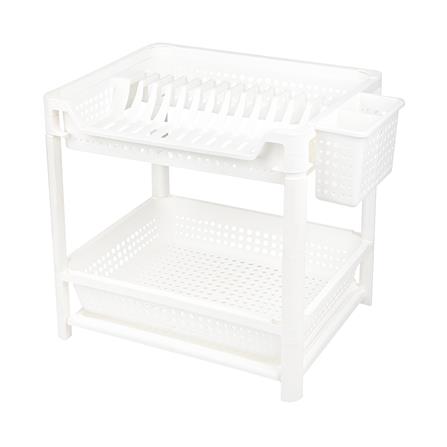 ชั้นคว่ำจานตั้งพื้นพลาสติก 2 ชั้น+ถาดรองน้ำ KECH H...