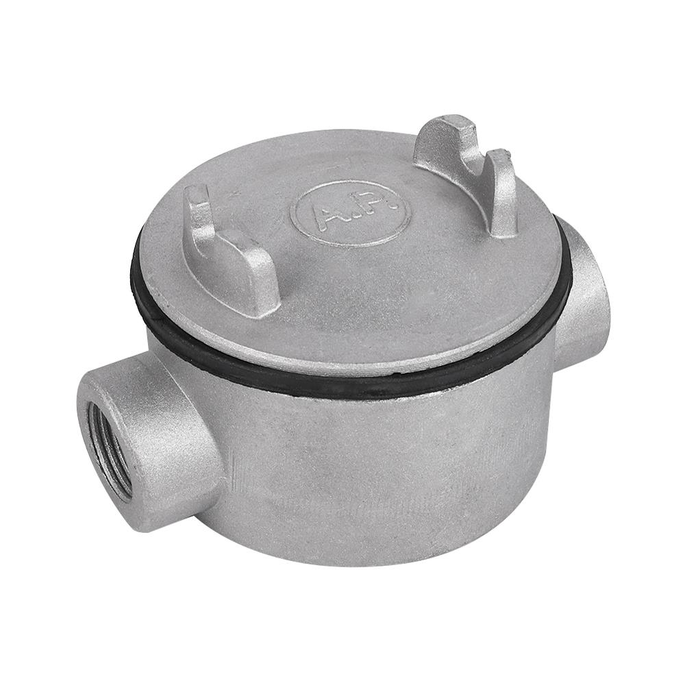 บ็อกซ์กลมกันน้ำสองทางตรง BT 1/2 นิ้ว