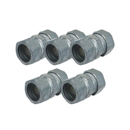 ข้อต่อบางกันน้ำ BT EMT 1/2 นิ้ว 5 ชิ้น/แพ็ก