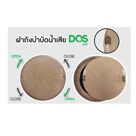 ถังบำบัดน้ำเสีย DOS HERO 1600 ลิตร สีดำ_5