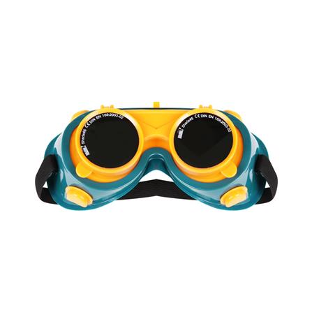 แว่นตากันแสงเชื่อม 2 ชั้น YAMADA YMD-632 สีเขียว/เหลือง_0