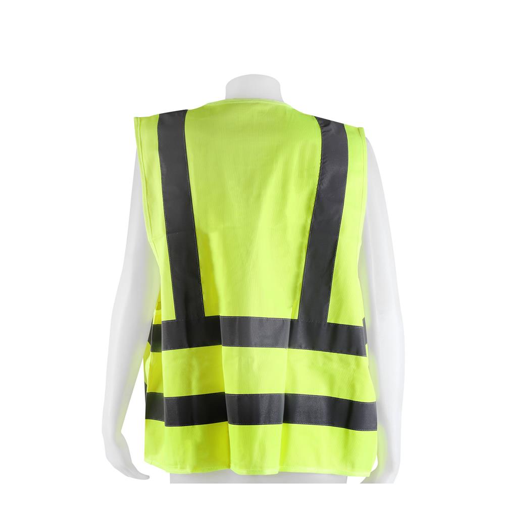 เสื้อจราจรผ้าแฟบริค YAMADA 6666AF สีเขียว