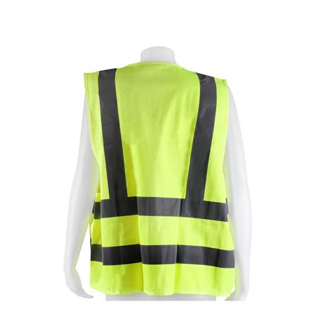 เสื้อจราจรผ้าแฟบริค YAMADA 6666AF สีเขียว_1