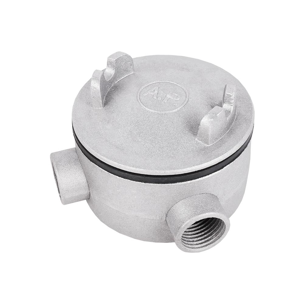 บ็อกซ์กลมกันน้ำสองทางฉาก BT 1/2 นิ้ว