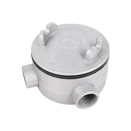 บ็อกซ์กลมกันน้ำสองทางฉาก BT 1/2 นิ้ว