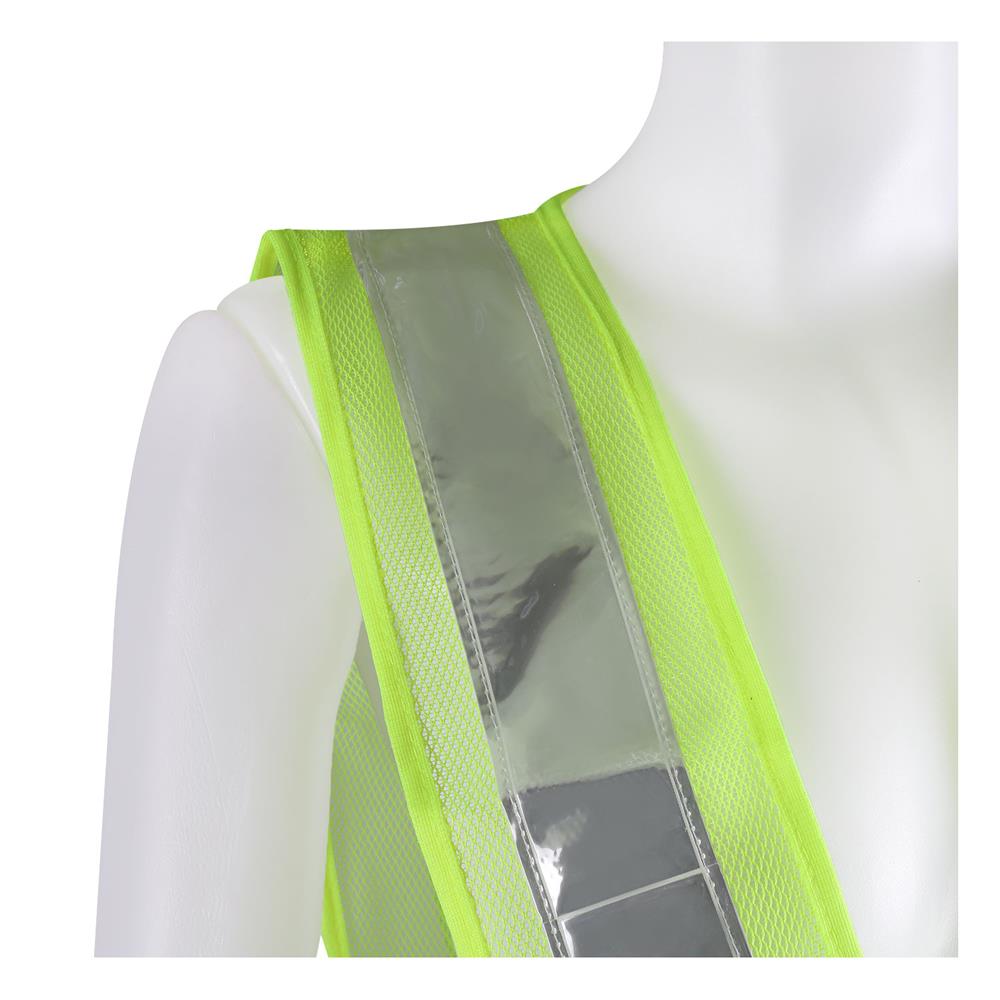 เสื้อจราจรสะท้อนแสงทรงวี YAMADA 5559V สีเขียว