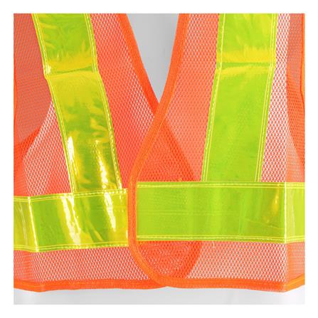 เสื้อจราจรสะท้อนแสงทรงวี YAMADA 5559V สีส้ม_3