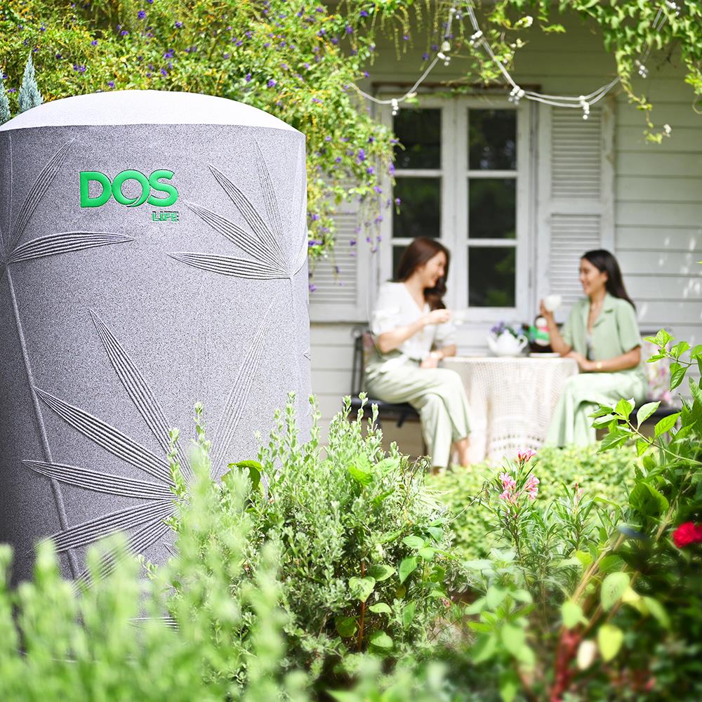 ถังเก็บน้ำ DOS NATURA COMBAC NANO 2000 ลิตร สี OXFORD GREY GRANITE