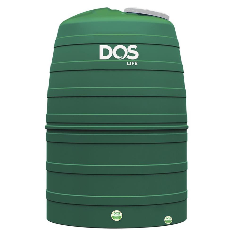 ถังเก็บน้ำ DOS GREENERY 1500 ลิตร สีเขียว