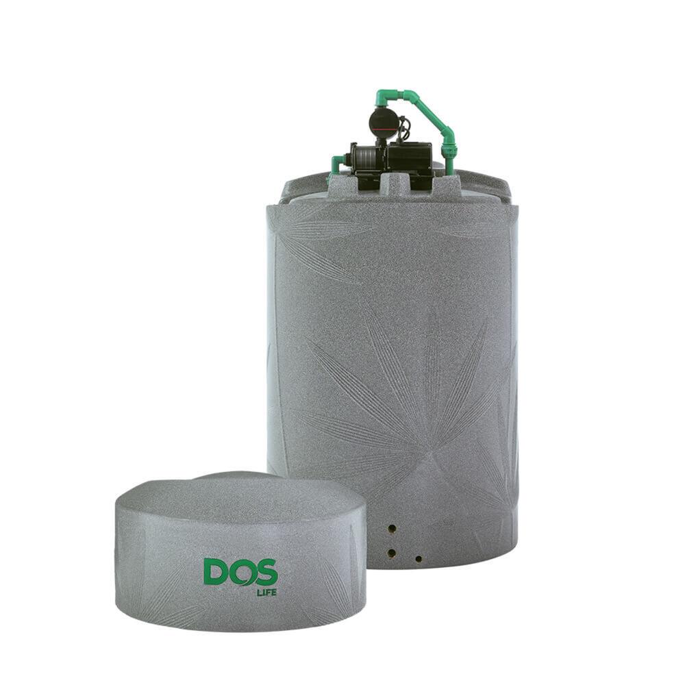 ถังเก็บน้ำ DOS NATURA WATER PAC 2000 ลิตร+ปั๊มน้ำ GRUNDFOS CMB5-37PM1 สี OXFORD GREY GRANITE
