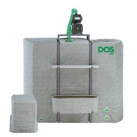 ถังเก็บน้ำ DOS MONTBLANC WATER PAC 900 ลิตร+ปั๊มน้ำ GRUNDFOS CMB5-46PM1 สี MOUNTAIN GREY