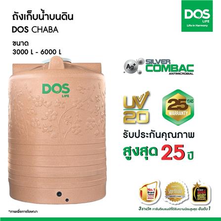ถังเก็บน้ำ DOS CHABA NANO 5000 ลิตร สี PINK GOLD_3