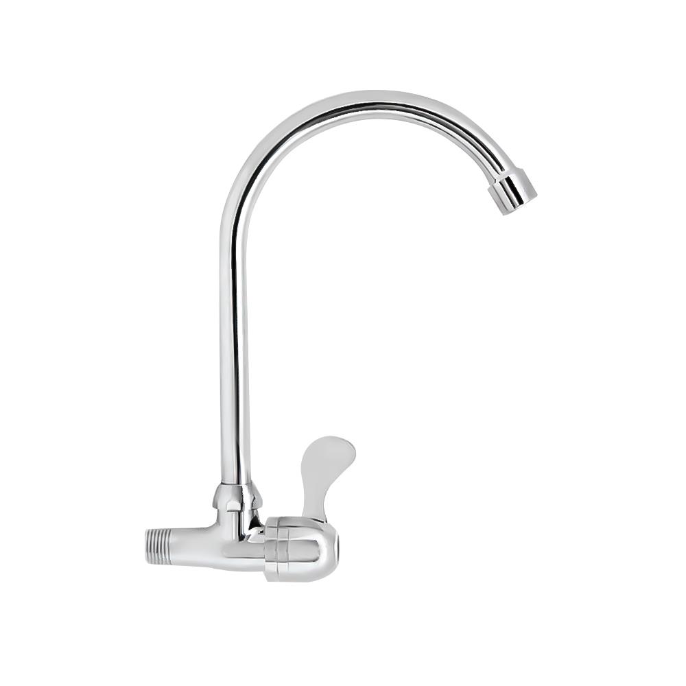 ก๊อกซิงค์เดี่ยวติดผนัง FENIX GL-1303 สีโครม