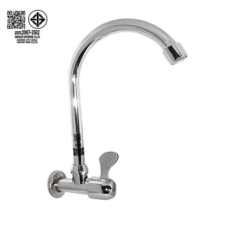 ก๊อกซิงค์เดี่ยวติดผนัง FENIX GL-1303 สีโครม_2