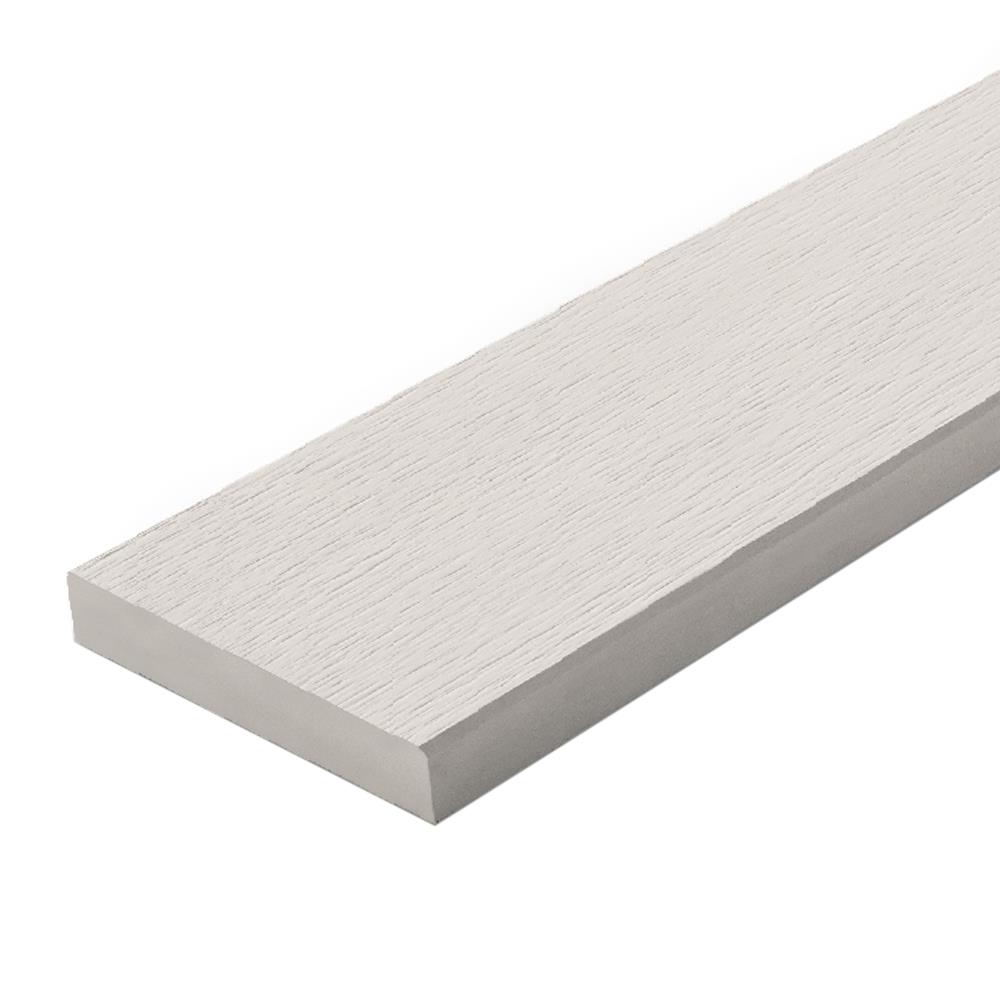 ไม้พื้น SHERA ขอบวี ลายเสี้ยน 15X300X2.5 ซม. สีขาวมะลิ