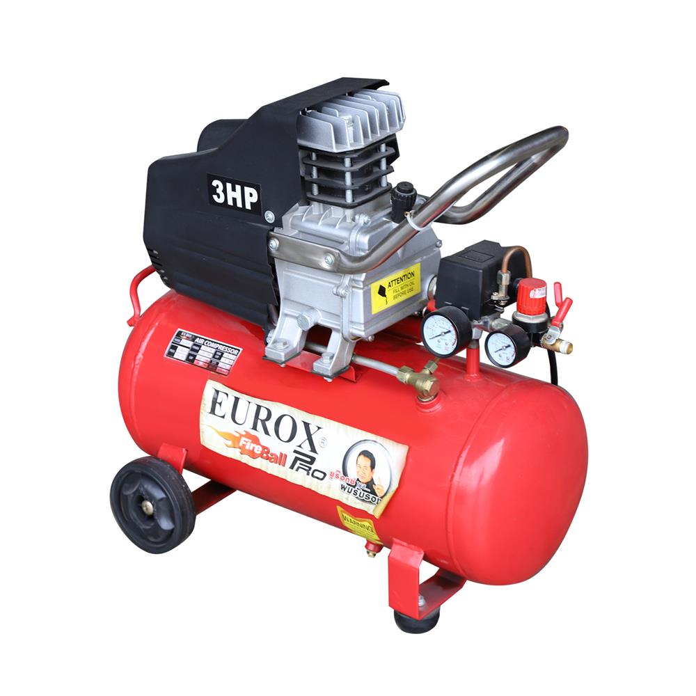ปั๊มลมโรตารี่ EUROX EU2530 3 แรงม้า 30 ลิตร