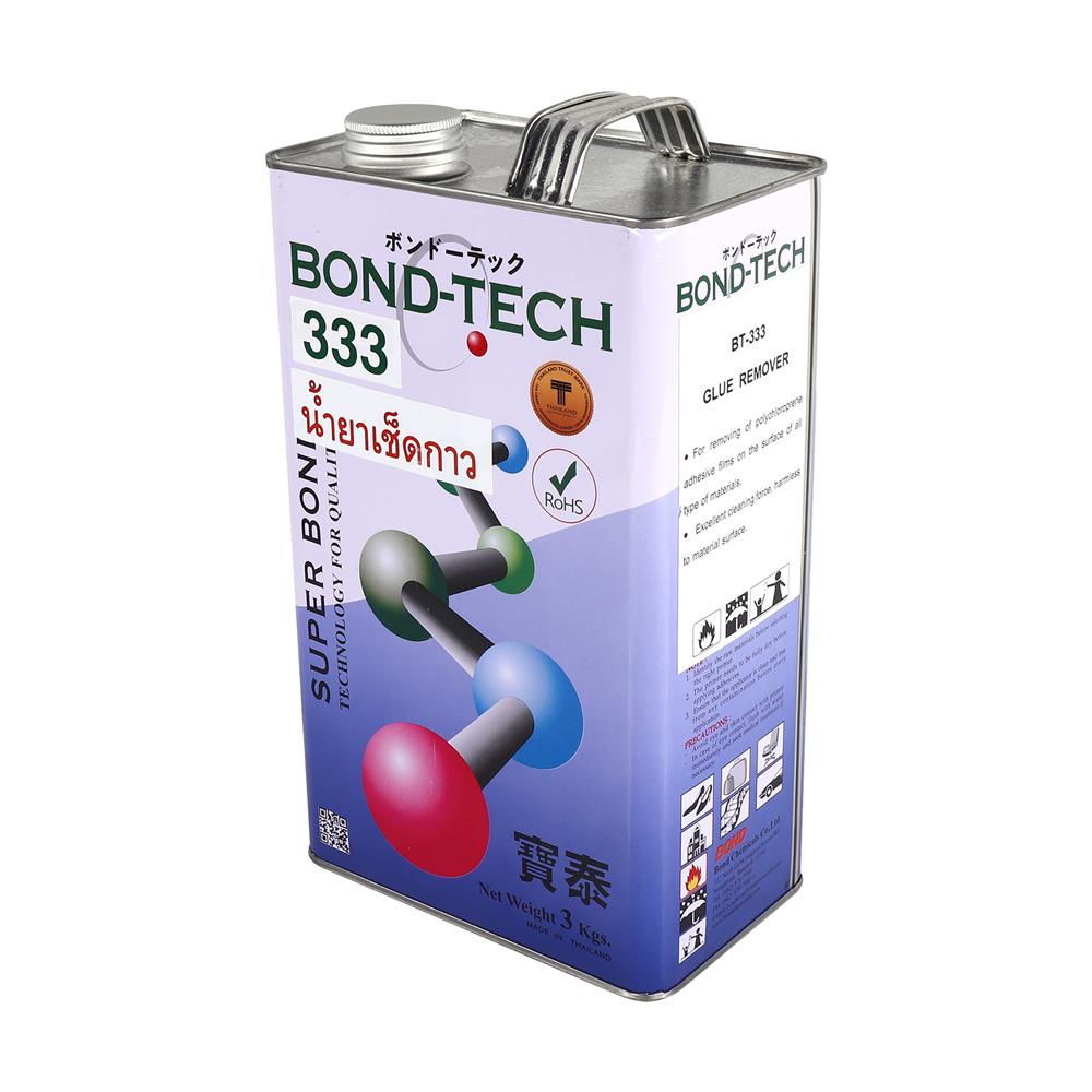 น้ำยาลบคราบกาว BOND-TECH BT-333 3 กิโลกรัม