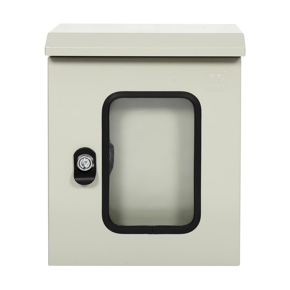 ตู้เหล็กกันน้ำแบบกระจก SIM 35X28X15 ซม.