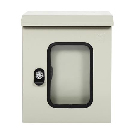 ตู้เหล็กกันน้ำแบบกระจก SIM 35X28X15 ซม._0