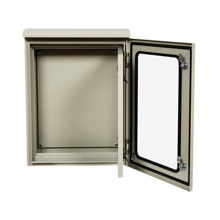 ตู้เหล็กกันน้ำแบบกระจก SIM 60X45X20 ซม._2