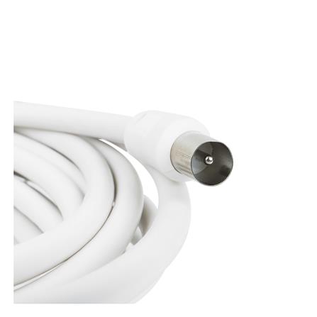 สายสัญญาณทีวี พร้อมแจ็ค MOVADA RG6 5 เมตร สีขาว_1