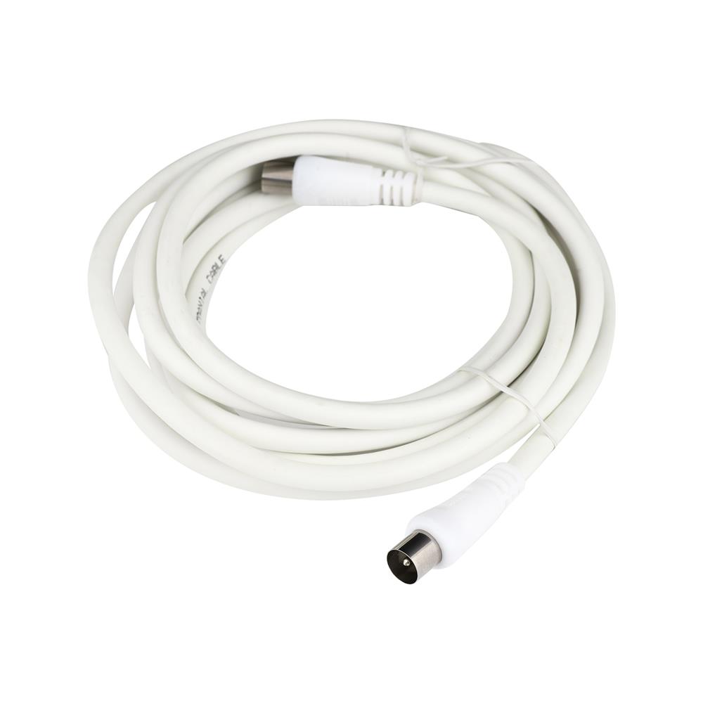 สายสัญญาณทีวี พร้อมแจ็ค MOVADA 3 เมตร สีขาว