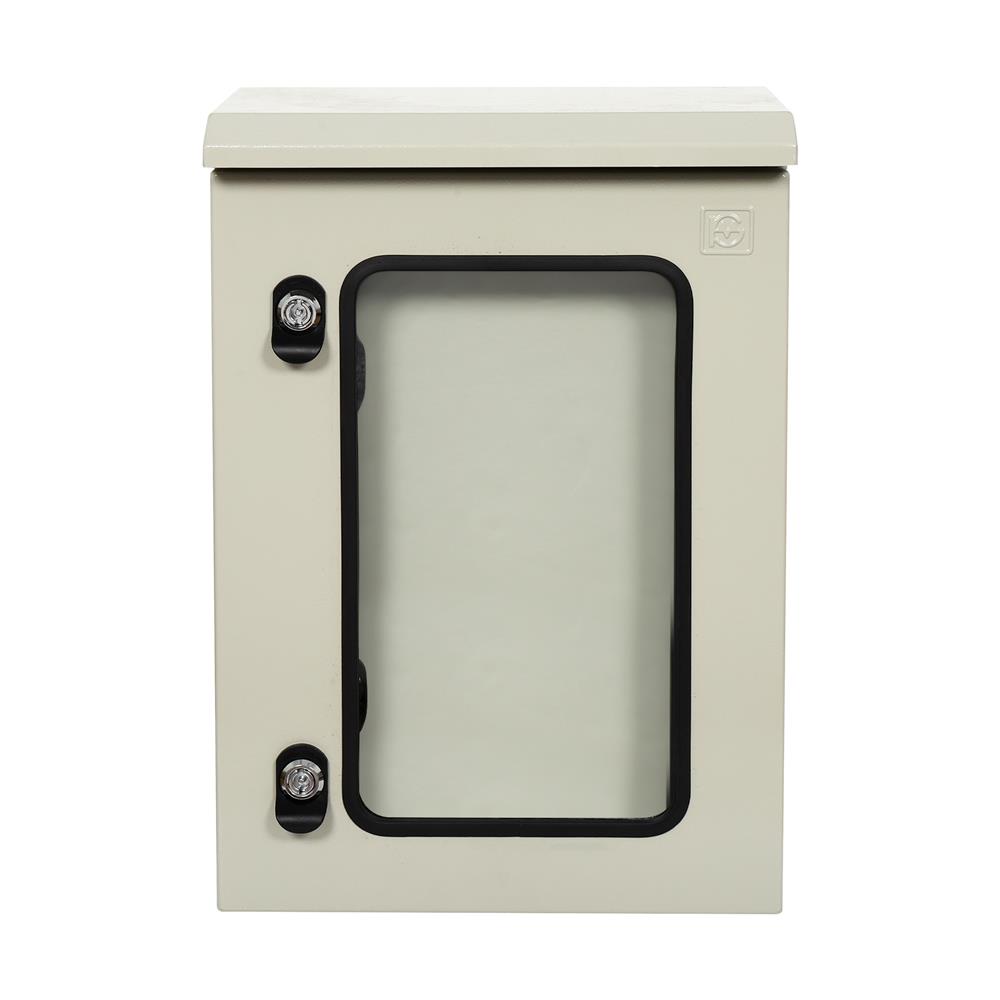 ตู้เหล็กกันน้ำแบบกระจก SIM 50X35X20 ซม.